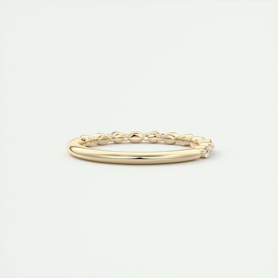 0.32 CT Marquise & Round Multi Stones CVD EF/VVS Diamond Wedding Band 11