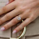 2.80 CT Cushion Solitaire Moissanite Engagement Ring 3