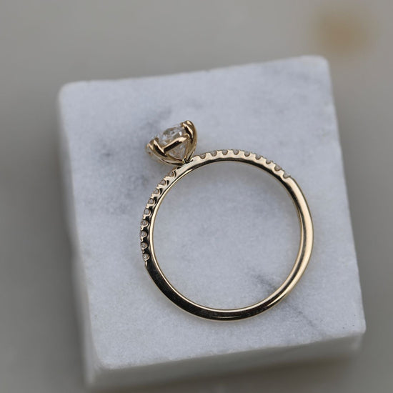 1.21 CT Oval Solitaire CVD E/VS1 Diamond Engagement Ring 13