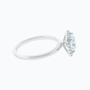 1.50 CT Cushion Halo CVD F/VS2 Diamond Engagement Ring 2