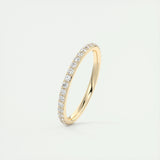 0.74 CT Round Full Eternity CVD EF/VVS Diamond Wedding Band 7