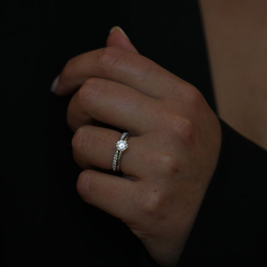 0.50 CT Round Solitaire CVD G/VVS2Diamond Engagement Ring 10