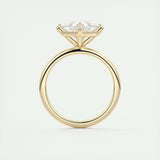 2 CT Princess Solitaire CVD F/VS1 Diamond Engagement Ring 14