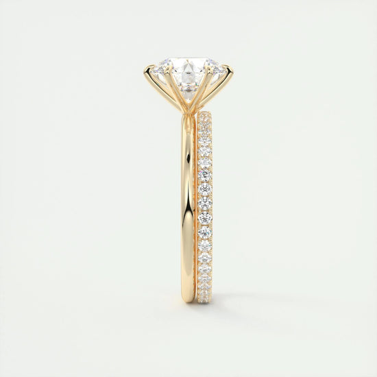 2.0 CT Round Cut Solitaire Moissanite Engagement Ring 13