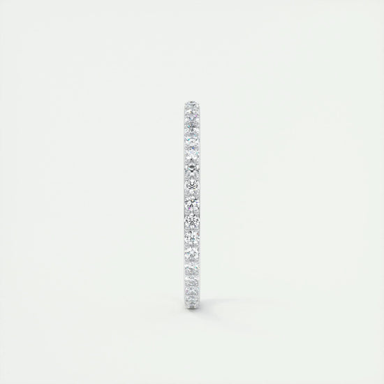 0.37 CT Round Full Eternity CVD EF/VVS Diamond Wedding Band 4