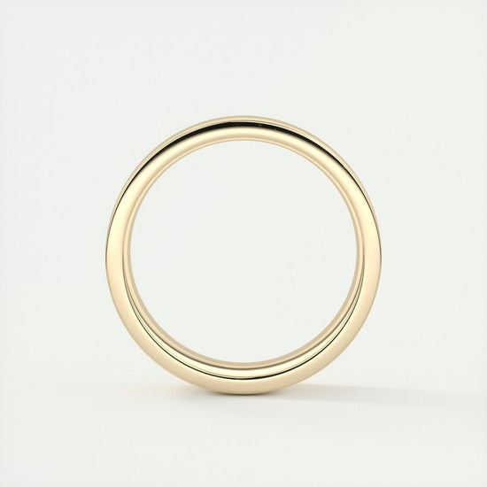 Polished Finish Classic Yellow Gold Men's Band 2