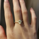 1.70 CT Oval Shaped Moissanite Solitaire Engagement Ring 2