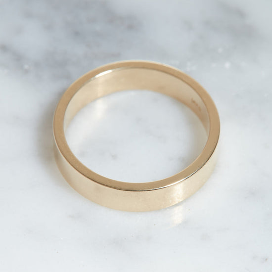 Classic Polished Wedding Band For Men 3