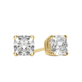 0.50 CT-2.0 CT Cushion Solitaire CVD F/VS Diamond Earrings 5