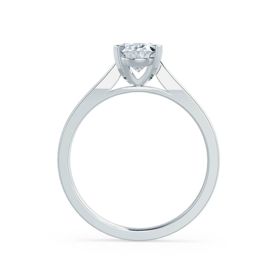 1.20 CT Round Shaped Moissanite Solitaire Engagement Ring 4