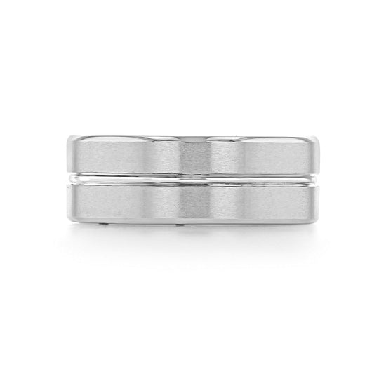 Men's Brushed Finish Classic Wedding Band 3