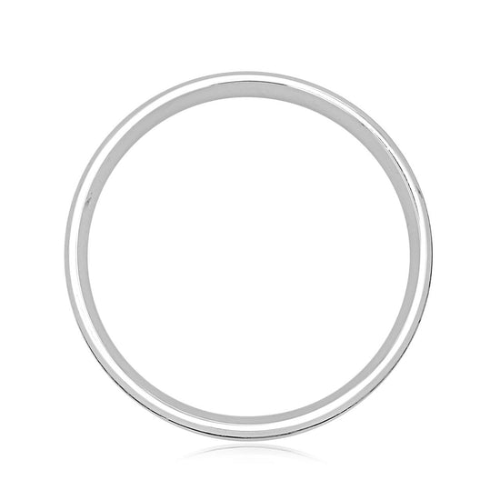 Milgrain Brushed Polish Men's Wedding Band 3