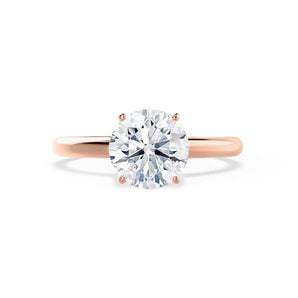 1.20 CT Round Shaped Moissanite Solitaire Style Engagement Ring 3