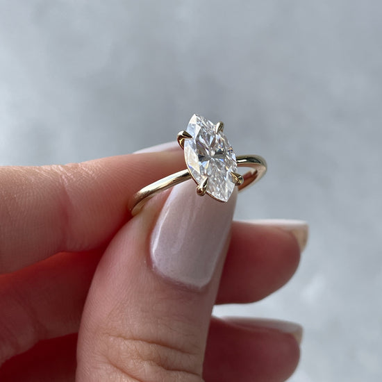 1.50 CT Marquise Solitaire CVD F/VS1 Diamond Engagement Ring 23