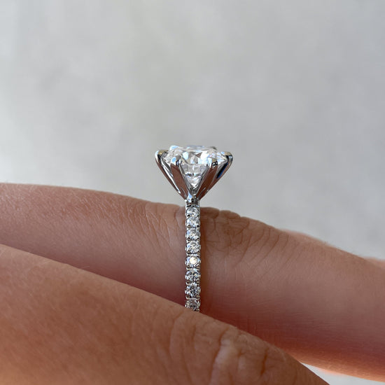 1.80 CT Round Solitaire CVD D/VS1 Diamond Engagement Ring 16
