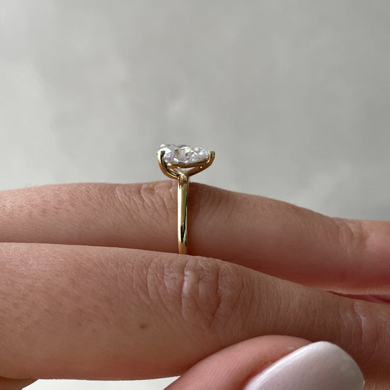 1.80 CT Pear Solitaire CVD E/VS1 Diamond Engagement Ring 16