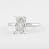 1.8 CT Radiant Cut Solitaire Style Moissanite Engagement Ring 1