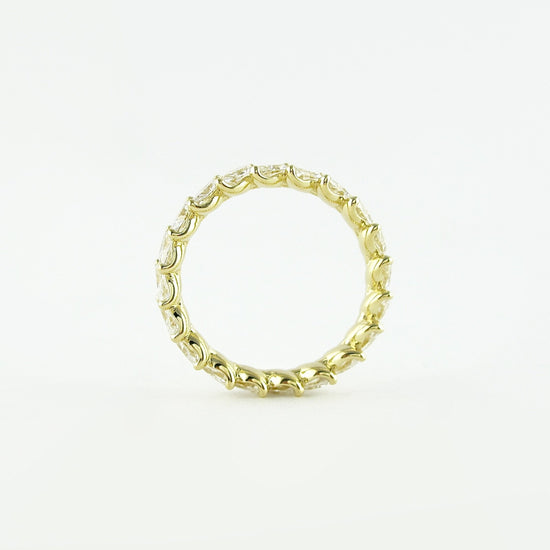 1.32 CT Marquise Cut Full Eternity Moissanite Wedding Band 3