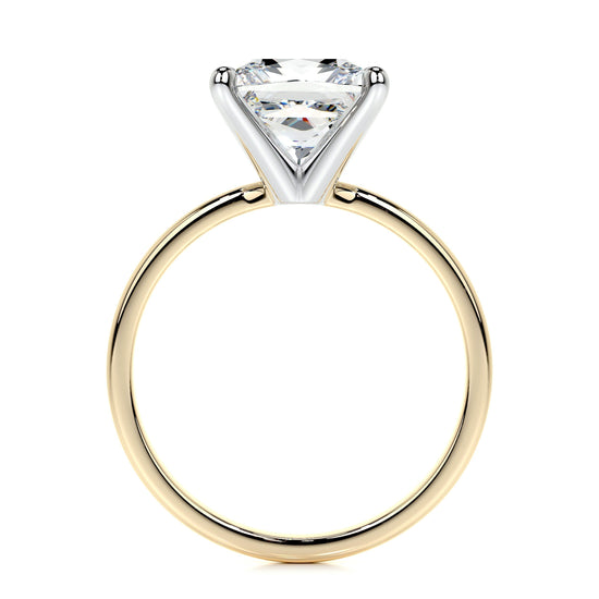 3.0 CT Princess Solitaire CVD F/VS2 Diamond Engagement Ring 8