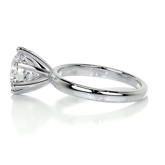 2.0 CT Round Solitaire CVD E/VS2 Diamond Engagement Ring 26