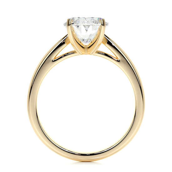 2.0 CT Oval Solitaire CVD G/VS2 Diamond Engagement Ring 9