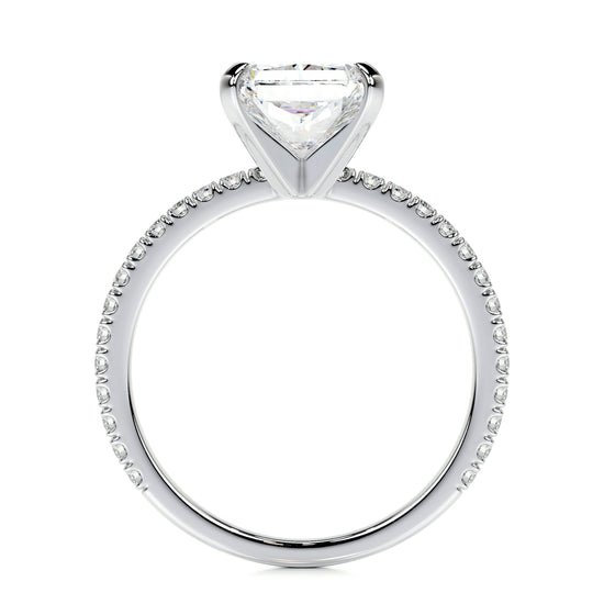 3.0 CT Radiant Solitaire CVD G/SI1 Diamond Engagement Ring 15