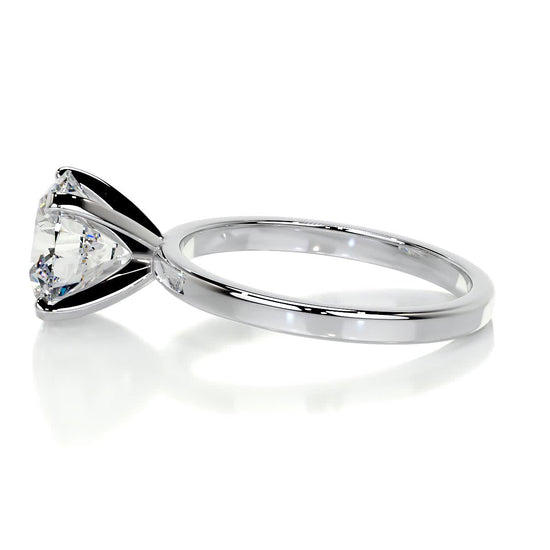 2.0 CT Round Solitaire CVD E/VS2 Diamond Engagement Ring 51