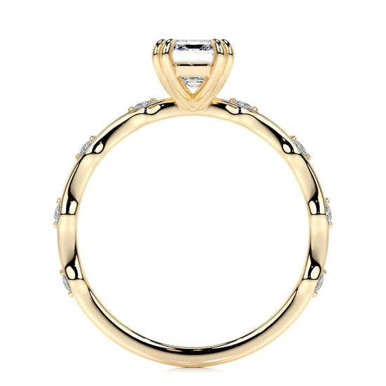 1.50 CT Emerald Solitaire CVD E/VS1 Diamond Engagement Ring 11