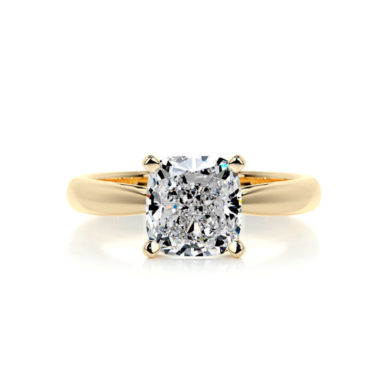 1.5 CT Cushion Solitaire CVD E/VS2 Diamond Engagement Ring 6