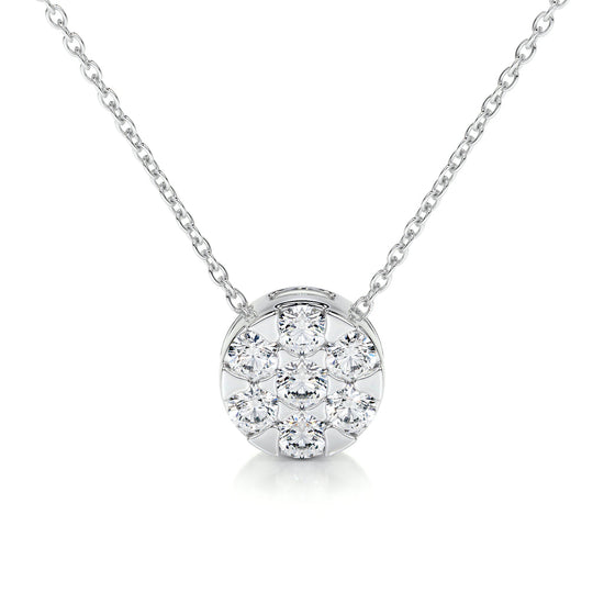 0.50 TCW Round CVD F/VS Diamond Necklace 1