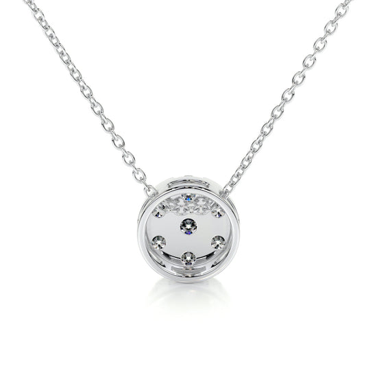 0.50 TCW Round CVD F/VS Diamond Necklace 5