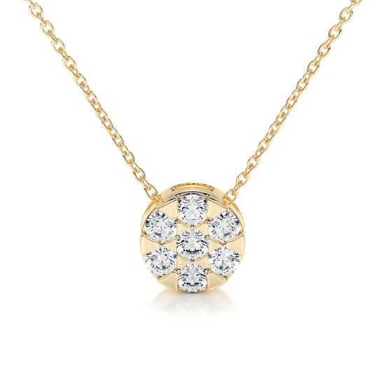 0.50 TCW Round CVD F/VS Diamond Necklace 6