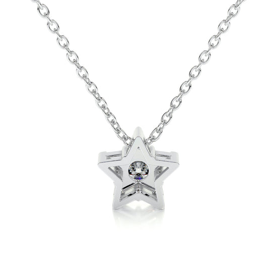 0.25 CT Round CVD F/VS Diamond Necklace 3