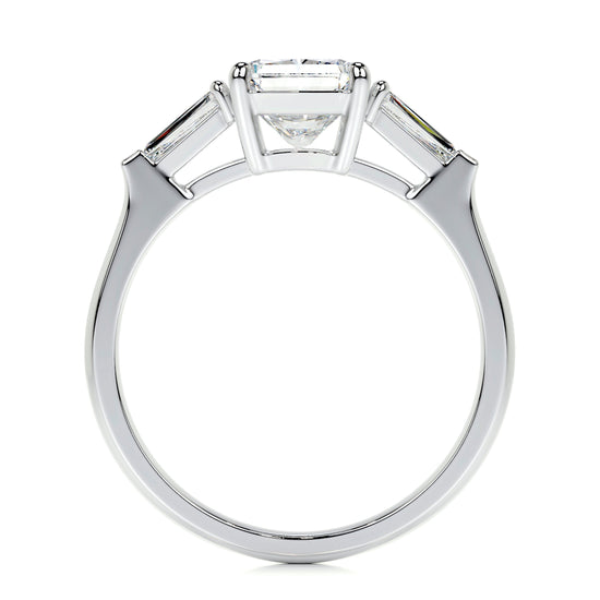 1.50 CT Radiant Three Stones CVD G/VS2 Diamond Engagement Ring 5