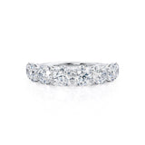 4.25 CT Round Shaped Moissanite Full Eternity Style Wedding Band 4