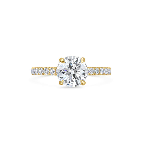 1.5 CT Round Solitaire CVD F/VVS1 Diamond Engagement Ring 8
