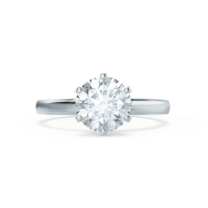 1.50 CT Round Shaped Moissanite Solitaire Engagement Ring 6