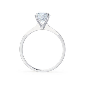 1.50 CT Round Shaped Moissanite Solitaire Style Engagement Ring 3
