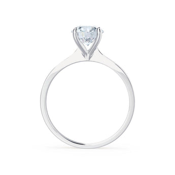 1.50 CT Round Shaped Moissanite Solitaire Engagement Ring 3