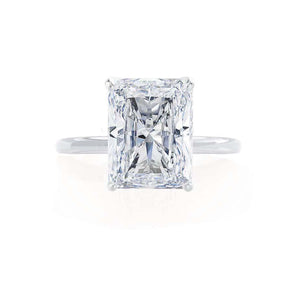 1.20 CT Radiant Shaped Moissanite Solitaire Engagement Ring 4