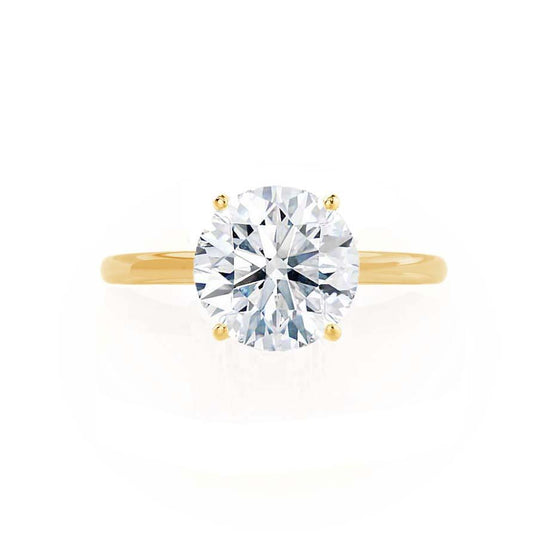 1.20 CT Round Shaped Moissanite Solitaire Style Engagement Ring 6