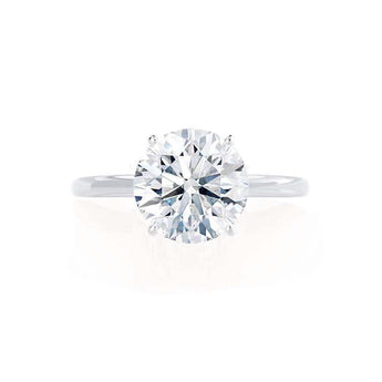 1.20 CT Round Shaped Moissanite Solitaire Style Engagement Ring 6