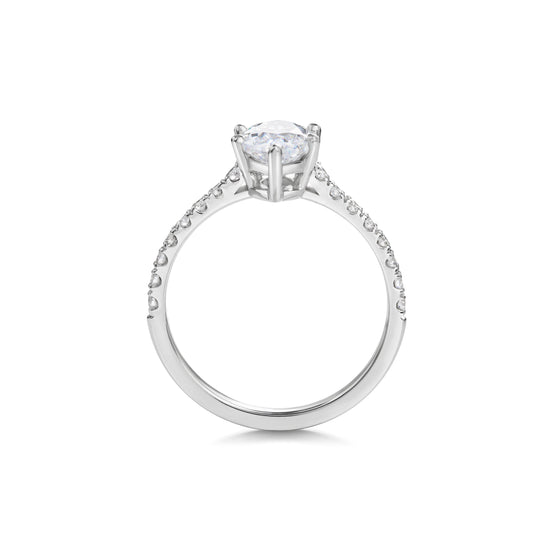 2 CT Marquise Solitaire CVD F/VS1 Diamond Engagement Ring 4