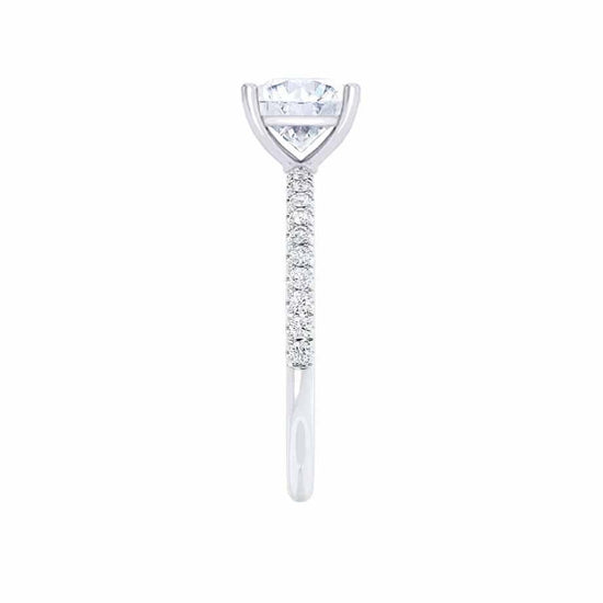 1.50 CT Princess Shaped Moissanite Solitaire Engagement Ring 2