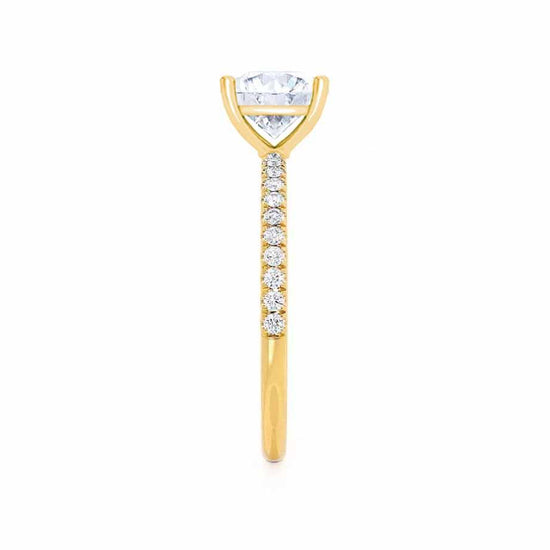 1.50 CT Princess Shaped Moissanite Solitaire Style Engagement Ring 2