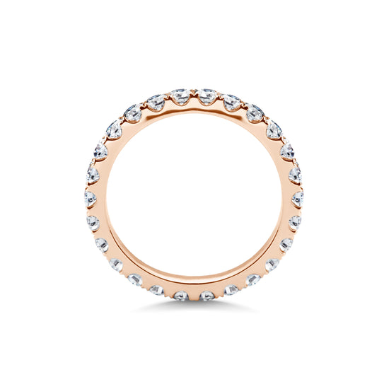 1.15 CT Round Full Eternity CVD EF/VVS Diamond Wedding Band 9