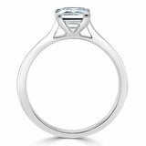 1.0 CT Cushion Cut Moissanite Solitaire Engagement Ring 3