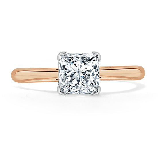 1.0 CT Cushion Cut Moissanite Solitaire Engagement Ring 7