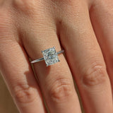 1.81 CT Cushion Solitaire CVD G/VS2 Diamond Engagement Ring 2