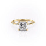 2.08 CT Princess Cut Solitaire Dainty Style Moissanite Engagement Ring 11